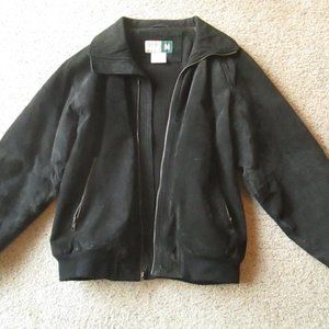 Men's black Leather jacket, Wearguard